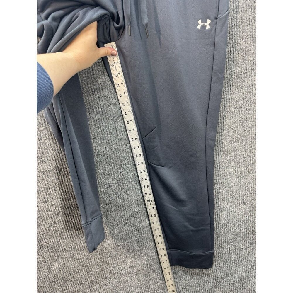 Under Armour Qualifier Fleece Jogger Pants Womens XL Gray Loose Fit Drawstring - Picture 9 of 10